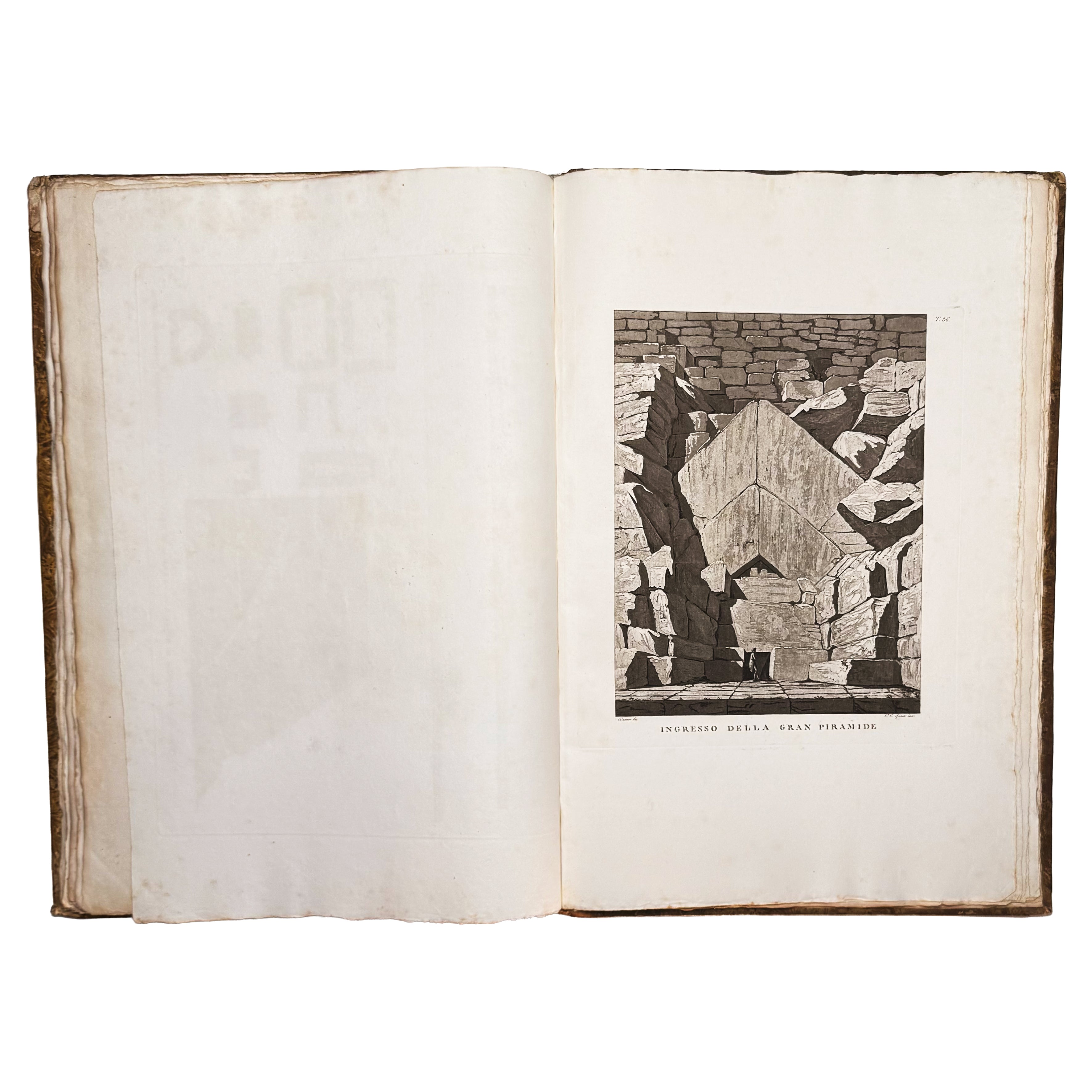 Atlante monumentale del Basso e dell'Alto Egitto by Segato, Girolamo; Valeriani, Domenico: a rare visual excerpt of the 1837 illustrated wonders printed work