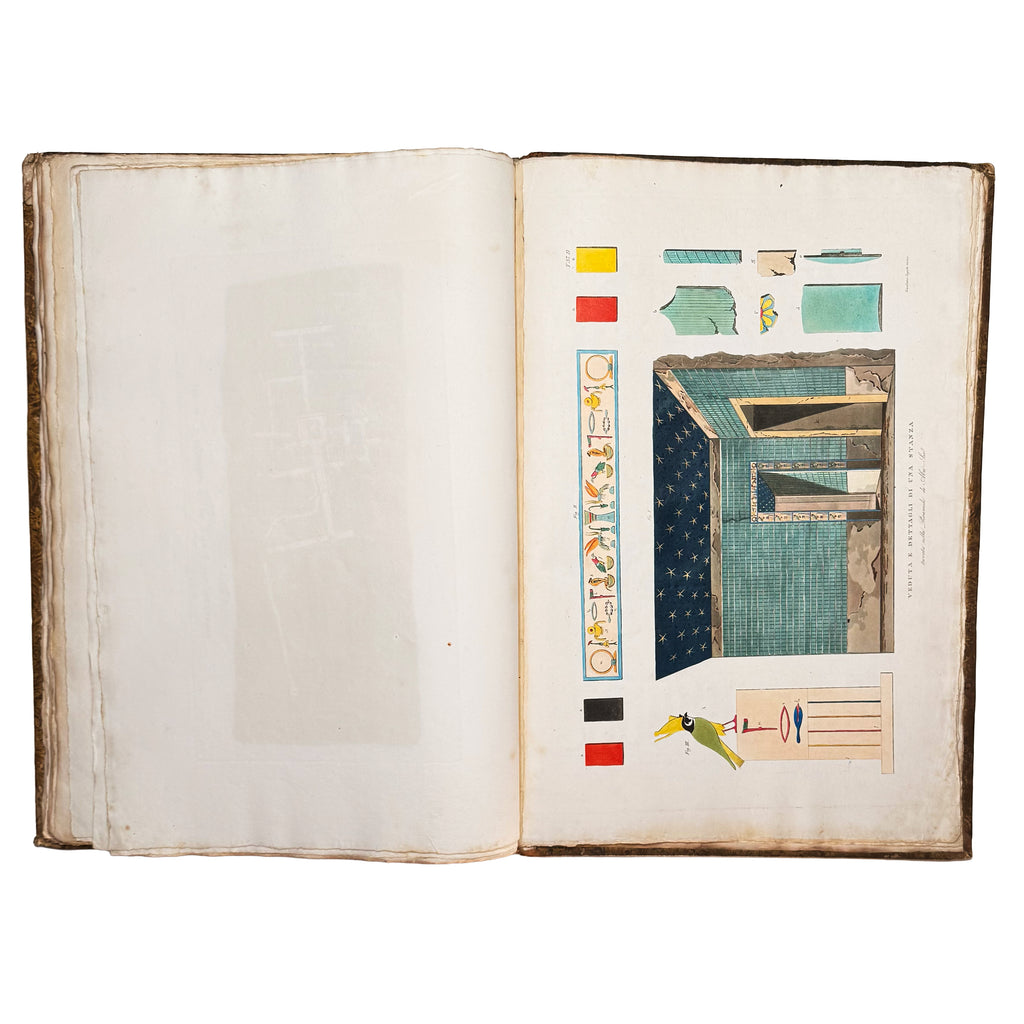 Atlante monumentale del Basso e dell'Alto Egitto by Segato, Girolamo; Valeriani, Domenico: a precious visual instance of the 1837 illustrated wonders volume