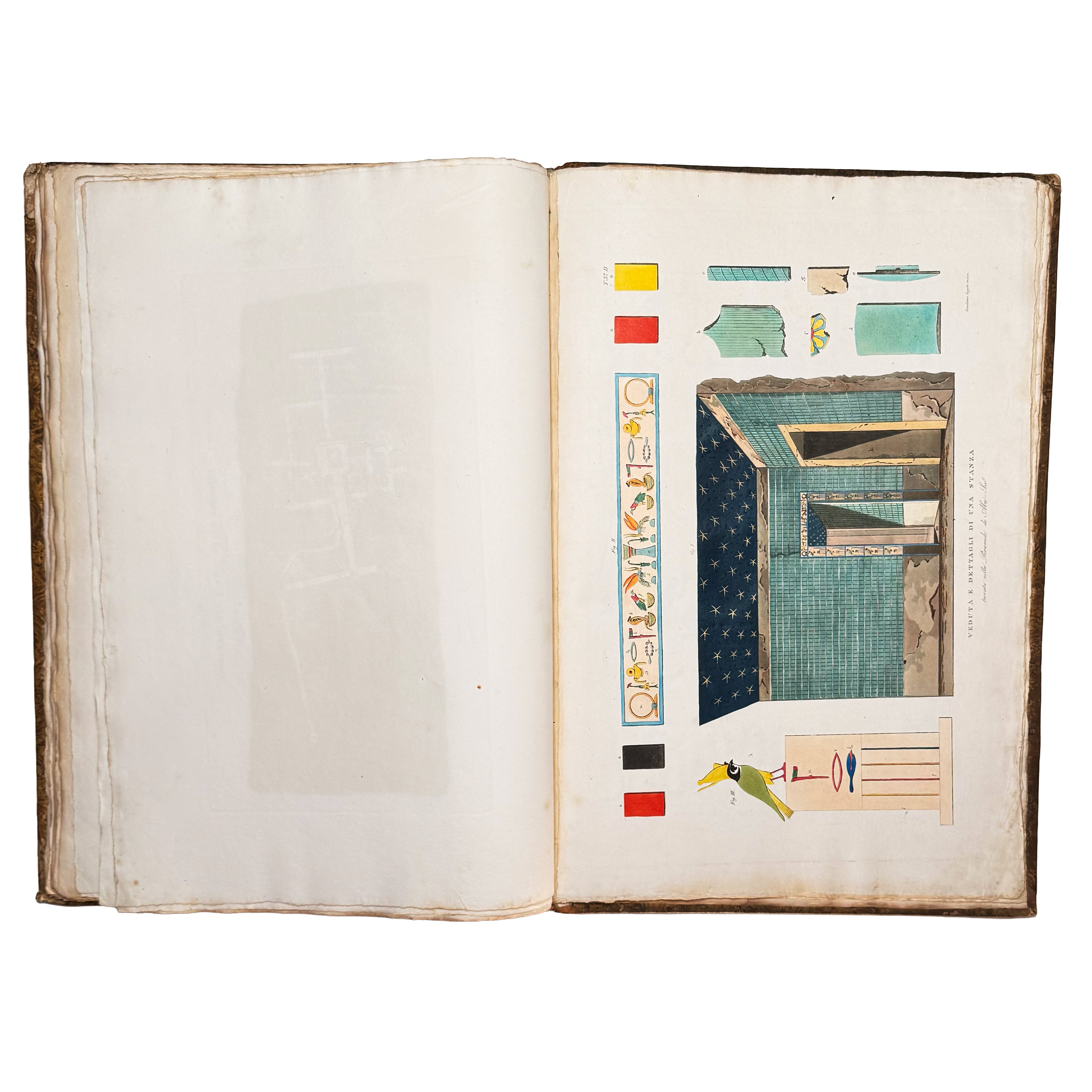 Atlante monumentale del Basso e dell'Alto Egitto by Segato, Girolamo; Valeriani, Domenico: a precious visual instance of the 1837 illustrated wonders volume