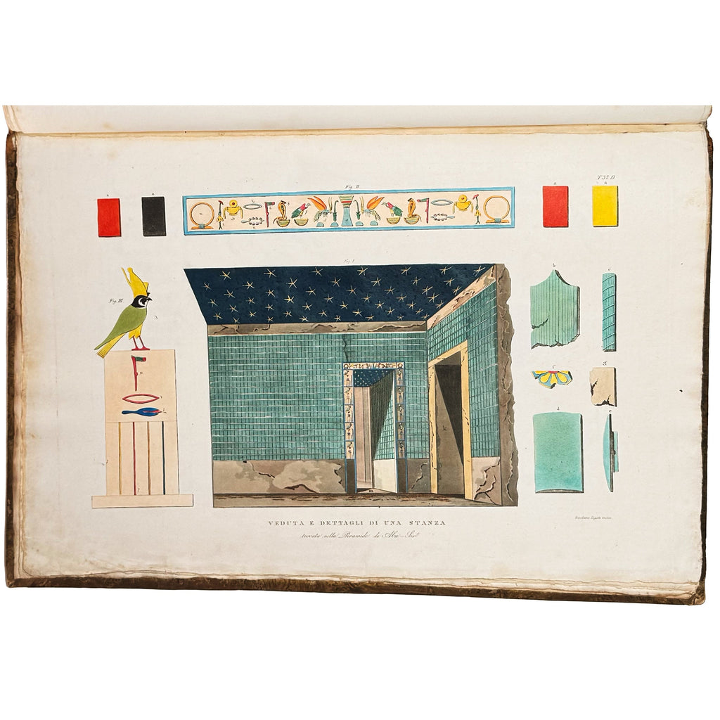 Atlante monumentale del Basso e dell'Alto Egitto by Segato, Girolamo; Valeriani, Domenico: a precious visual instance of the 1837 illustrated wonders volume