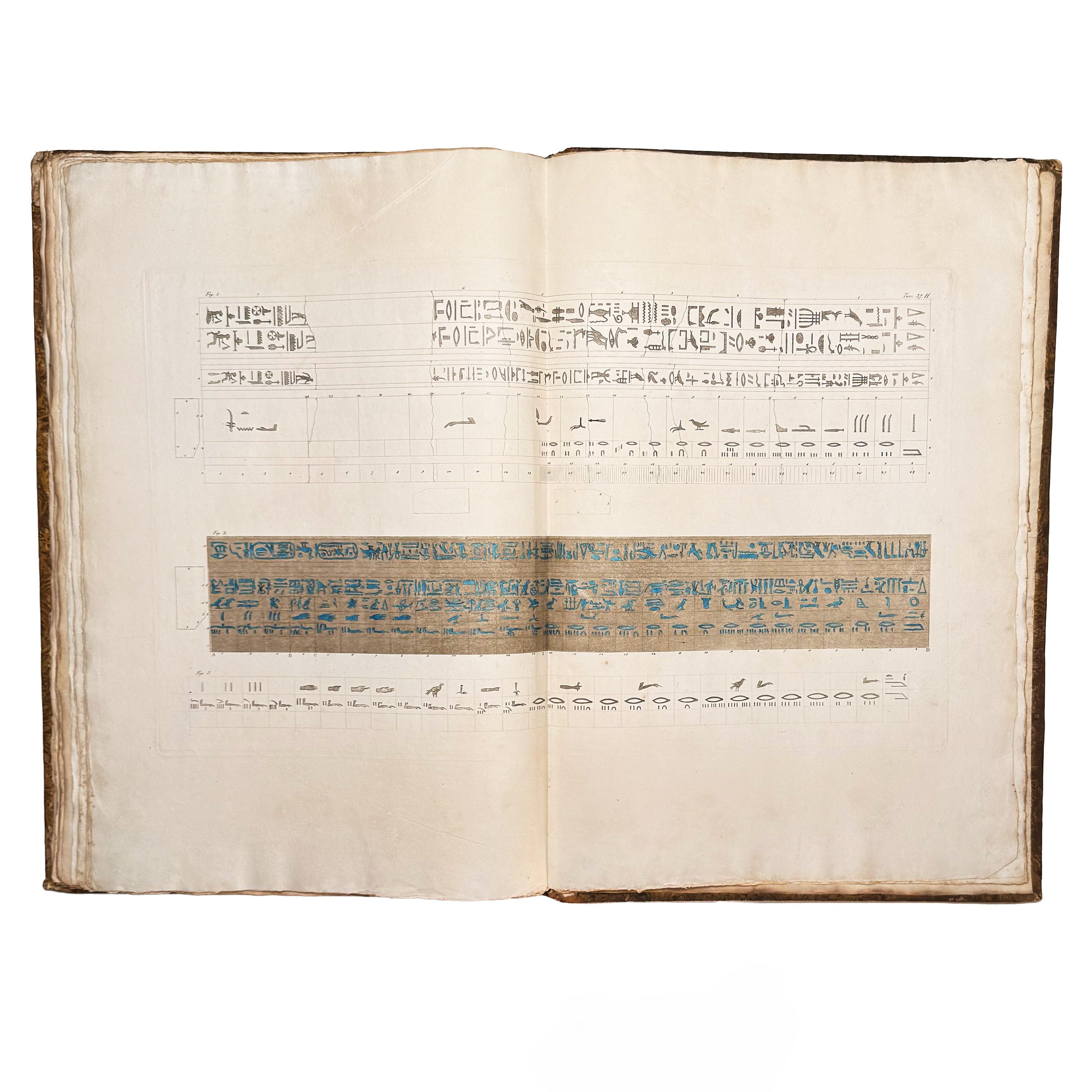 Atlante monumentale del Basso e dell'Alto Egitto by Segato, Girolamo; Valeriani, Domenico: a rare surviving image of the 1837 illustrated wonders edition