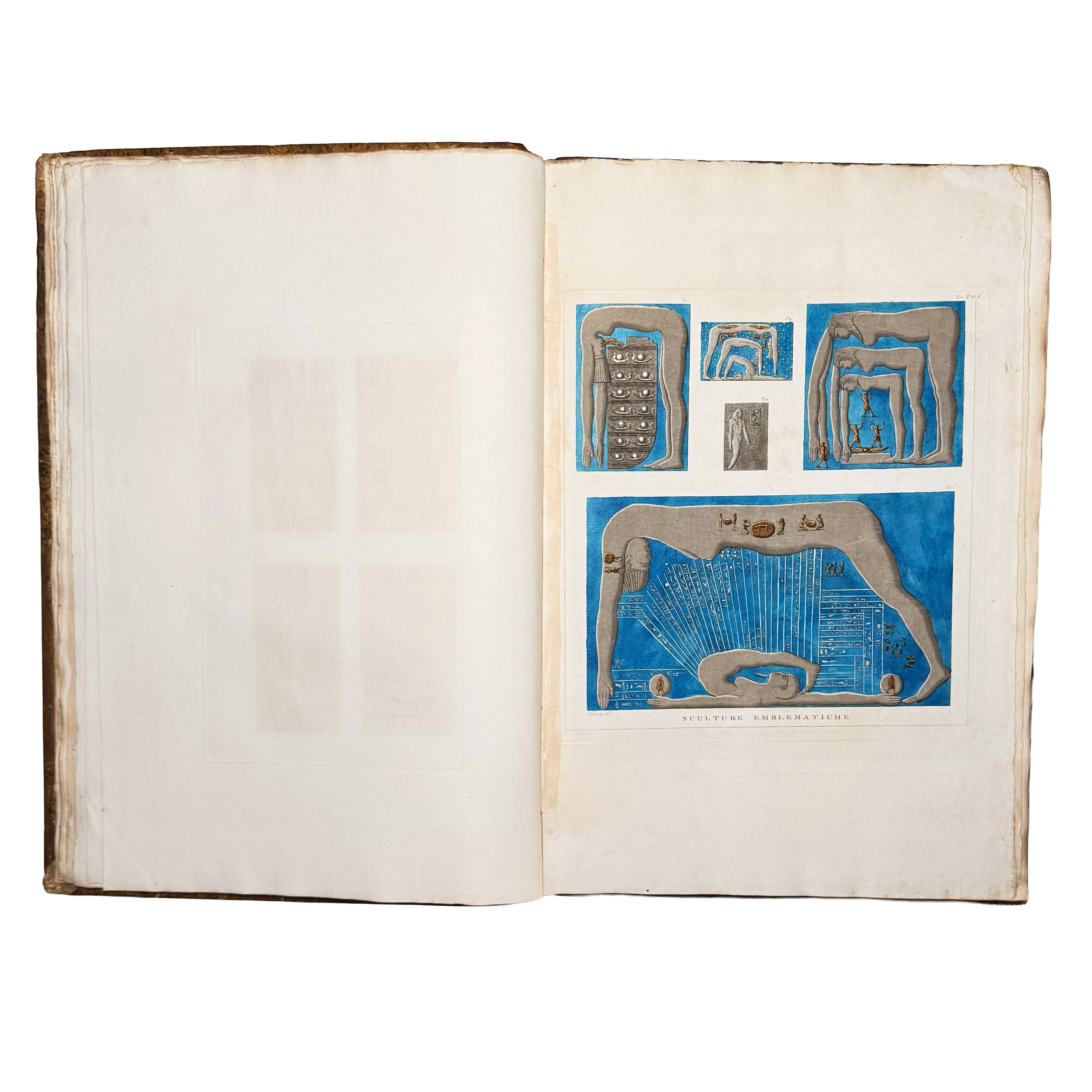 Atlante monumentale del Basso e dell'Alto Egitto by Segato, Girolamo; Valeriani, Domenico: a distinctive element from the 1837 illustrated wonders copy