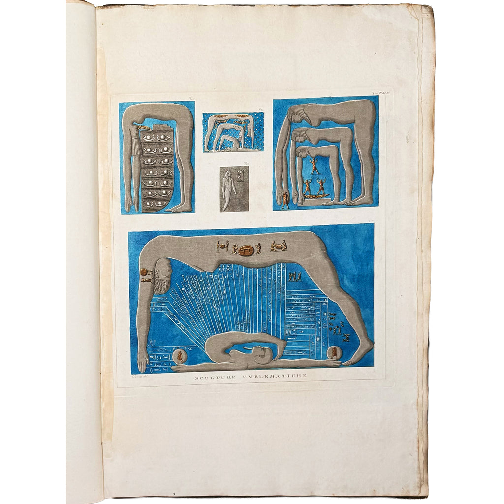Atlante monumentale del Basso e dell'Alto Egitto by Segato, Girolamo; Valeriani, Domenico: a distinctive element from the 1837 illustrated wonders copy
