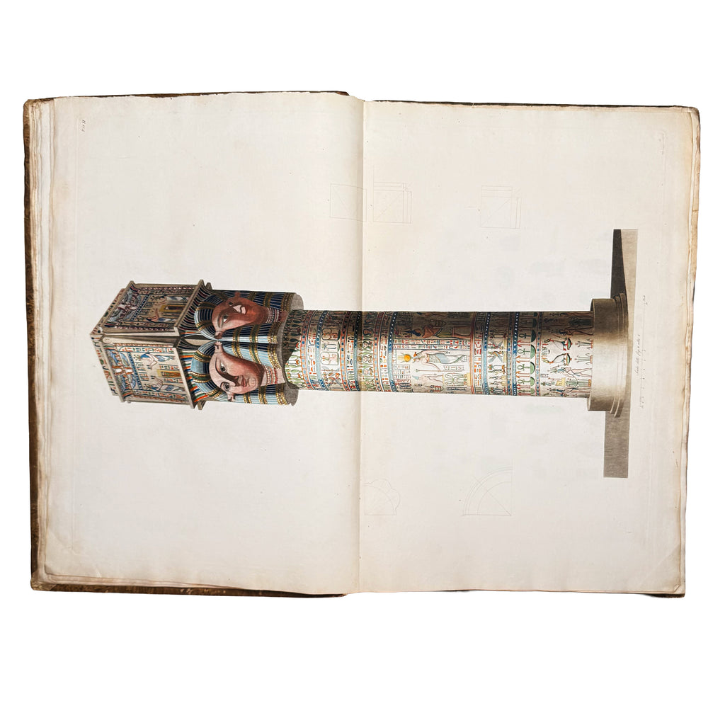 Atlante monumentale del Basso e dell'Alto Egitto by Segato, Girolamo; Valeriani, Domenico: a scarce illustrative detail of the 1837 illustrated wonders volume