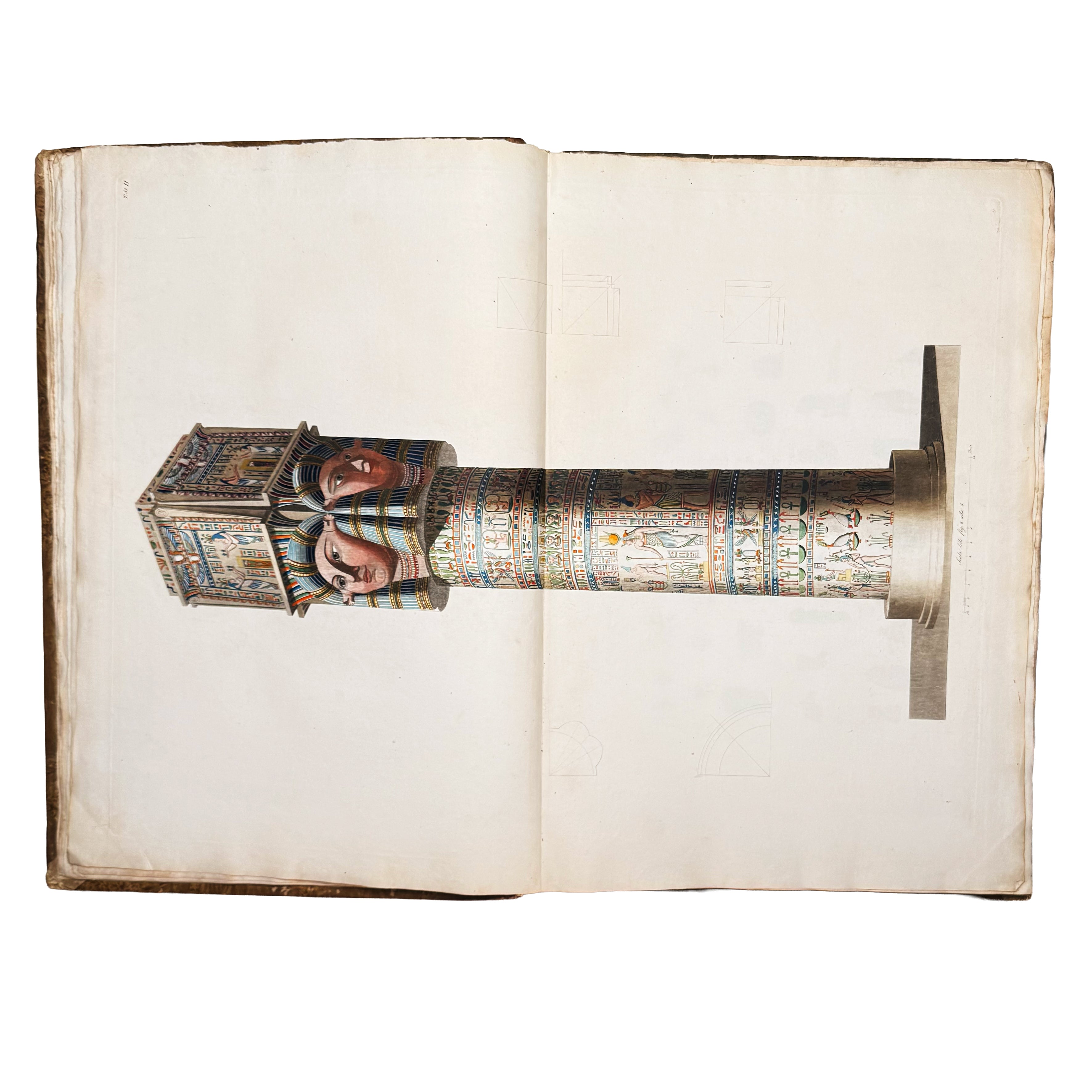Atlante monumentale del Basso e dell'Alto Egitto by Segato, Girolamo; Valeriani, Domenico: a scarce illustrative detail of the 1837 illustrated wonders volume