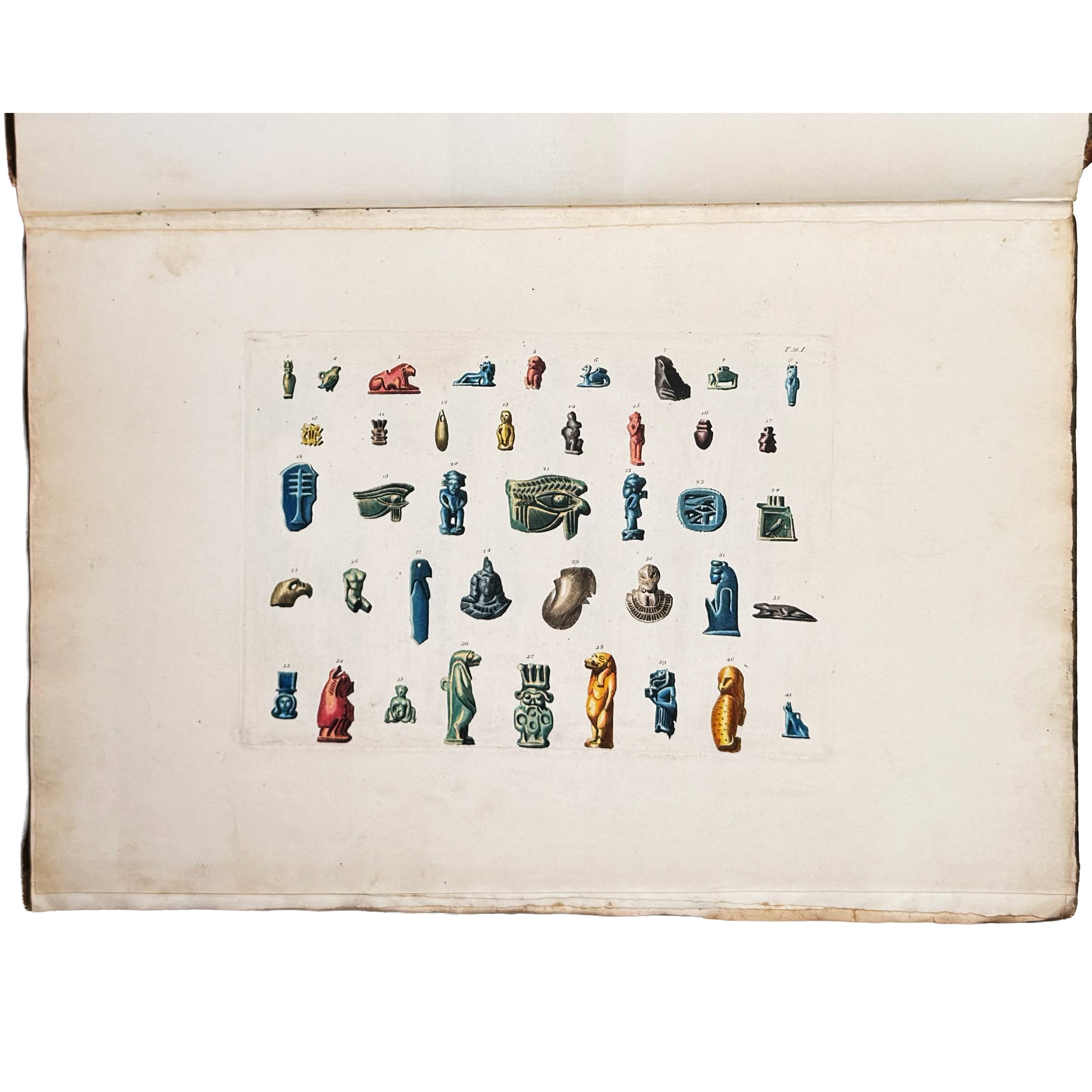 Atlante monumentale del Basso e dell'Alto Egitto by Segato, Girolamo; Valeriani, Domenico: a finely chosen detail from the 1837 illustrated wonders text