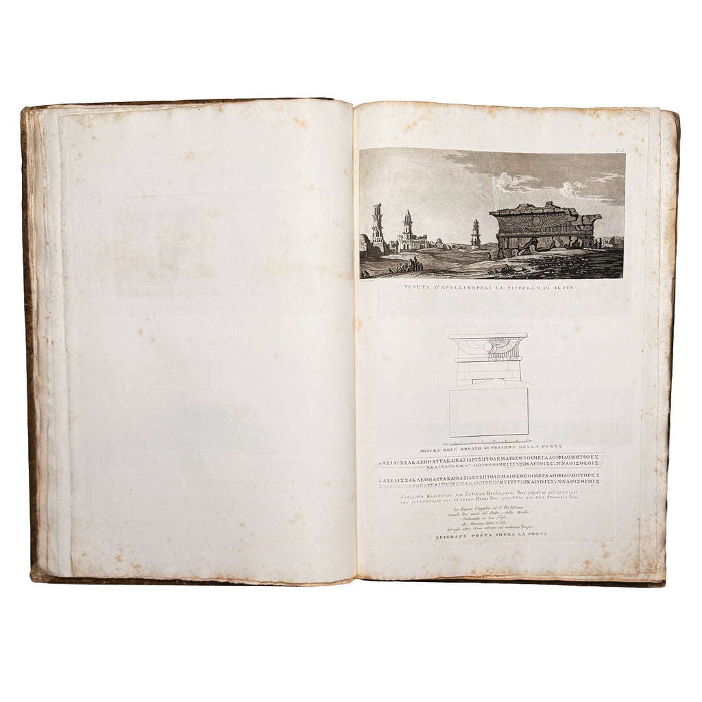 Atlante monumentale del Basso e dell'Alto Egitto by Segato, Girolamo; Valeriani, Domenico: a rare visual excerpt of the 1837 illustrated wonders treatise