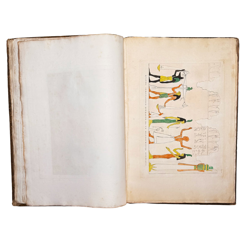 Atlante monumentale del Basso e dell'Alto Egitto by Segato, Girolamo; Valeriani, Domenico: a selected plate showing the 1837 illustrated wonders work
