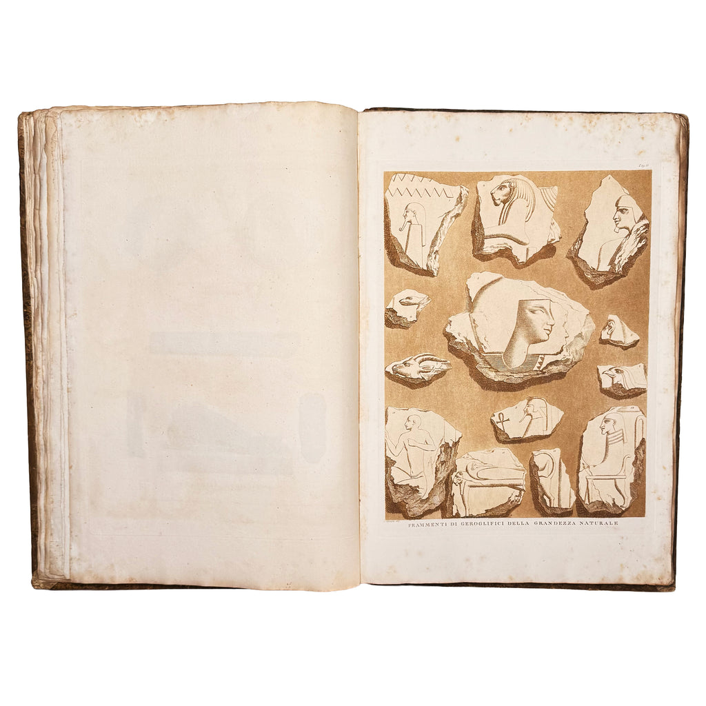 Atlante monumentale del Basso e dell'Alto Egitto by Segato, Girolamo; Valeriani, Domenico: an exceptional example from the 1837 illustrated wonders text