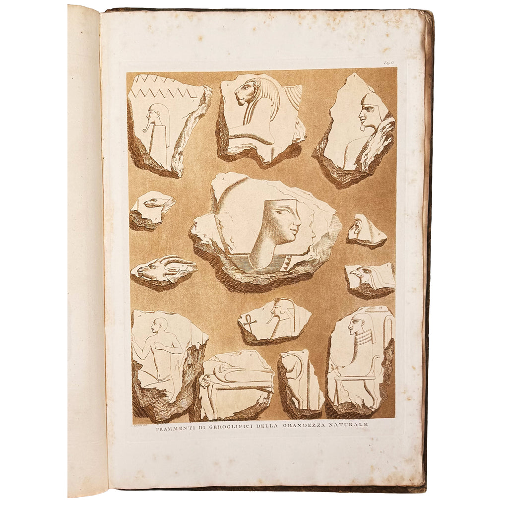 Atlante monumentale del Basso e dell'Alto Egitto by Segato, Girolamo; Valeriani, Domenico: an exceptional example from the 1837 illustrated wonders text