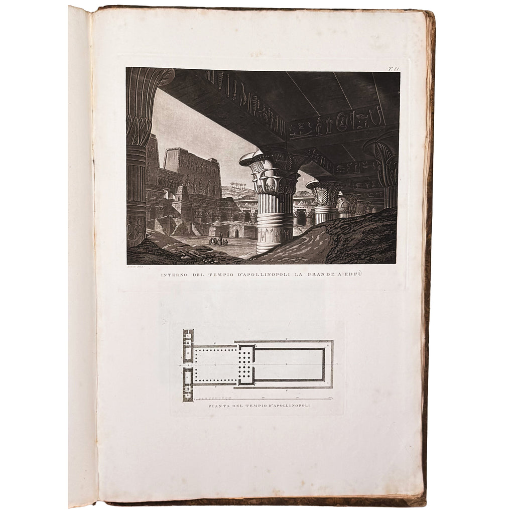 Atlante monumentale del Basso e dell'Alto Egitto by Segato, Girolamo; Valeriani, Domenico: a rare visual excerpt of the 1837 illustrated wonders work