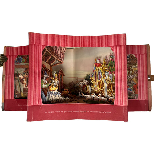 Cenerentola by Zampini, Mario (designer); Perrault, Charles (after): a rare surviving image of the 1940 illustrated wonders treatise