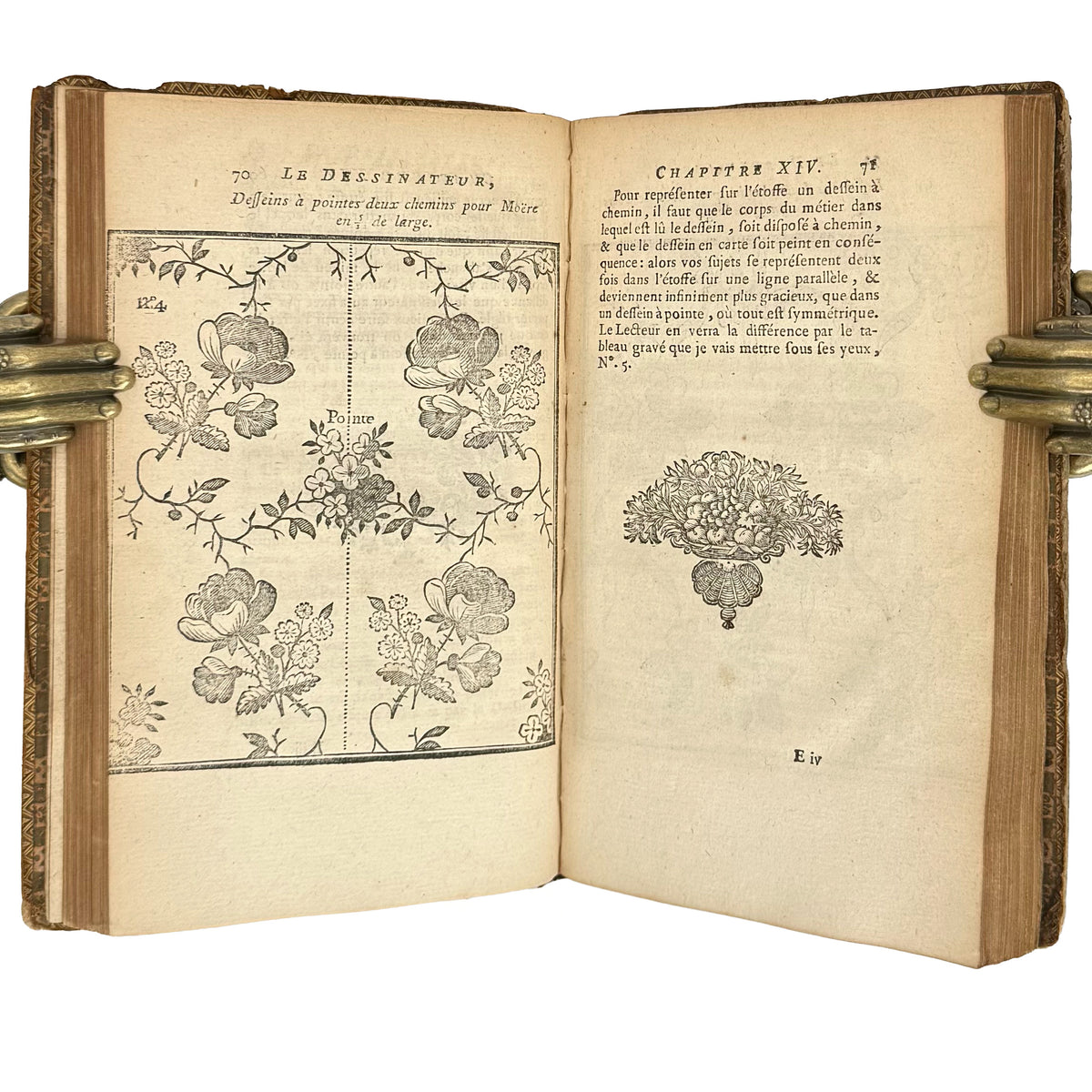 Le Dessinateur, pour les fabriques d'etoffes d'or, d'argent et de soie by Joubert de l'Hiberderie, Antoine-Nicolas: a rare visual excerpt of the 1765 illustrated wonders piece