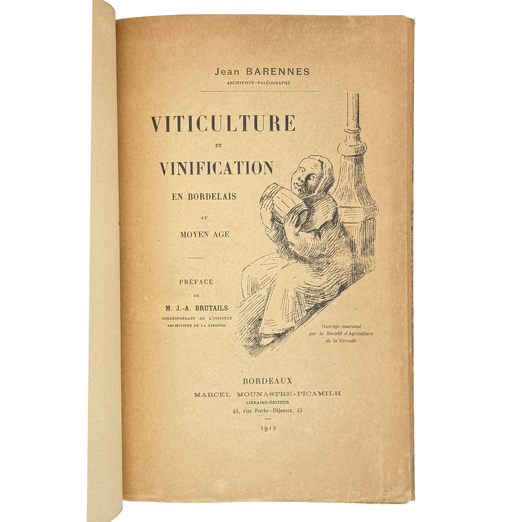 Viticulture et Vinification en Bordelais au Moyen Age