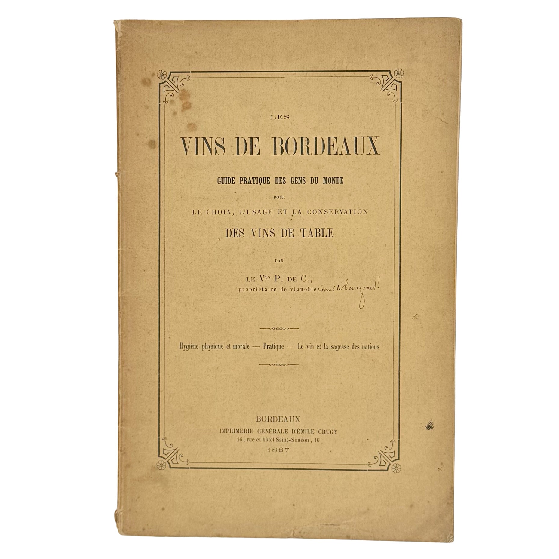 Les Vins de Bordeaux