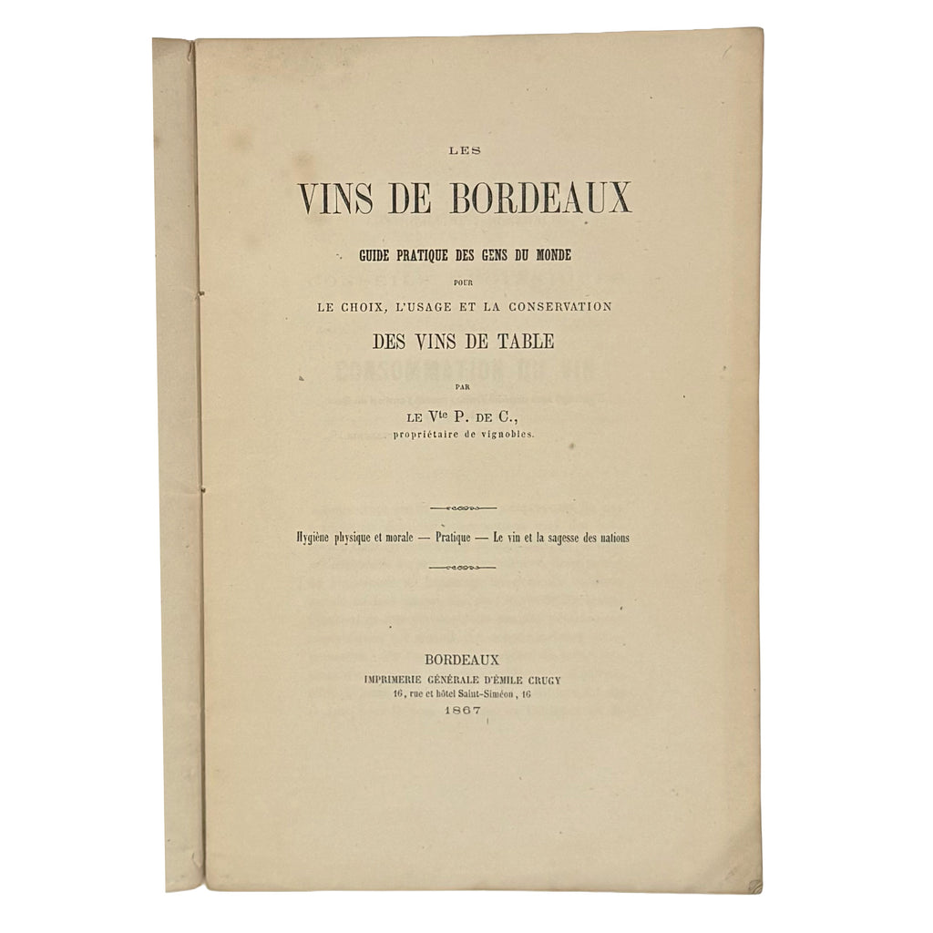 Les Vins de Bordeaux
