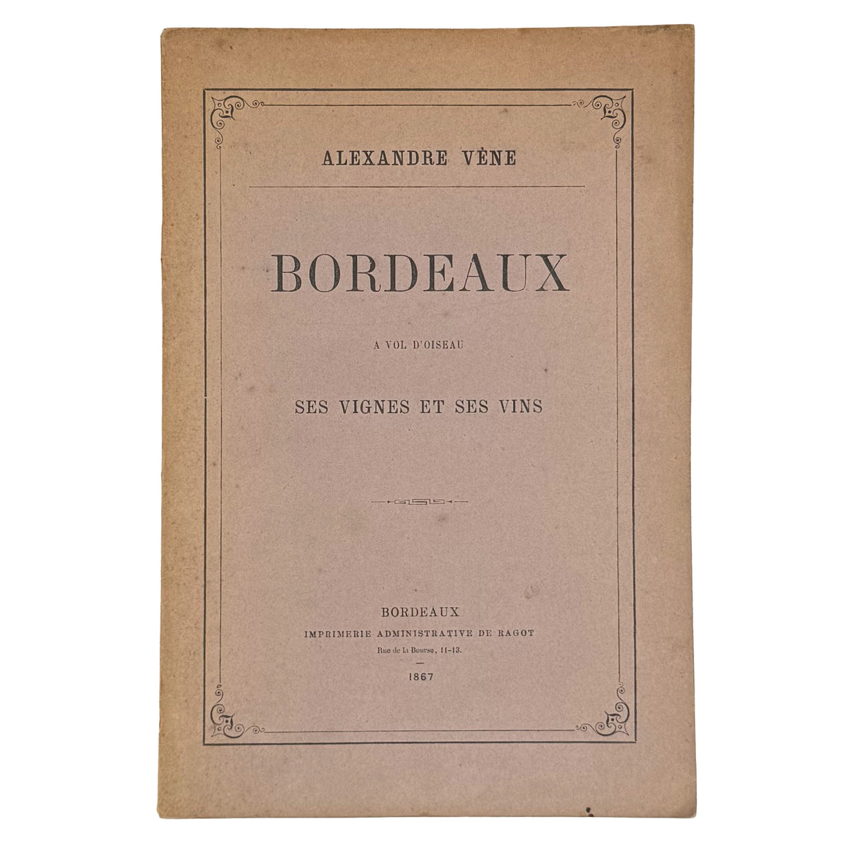 Bordeaux à vol d'oiseau.