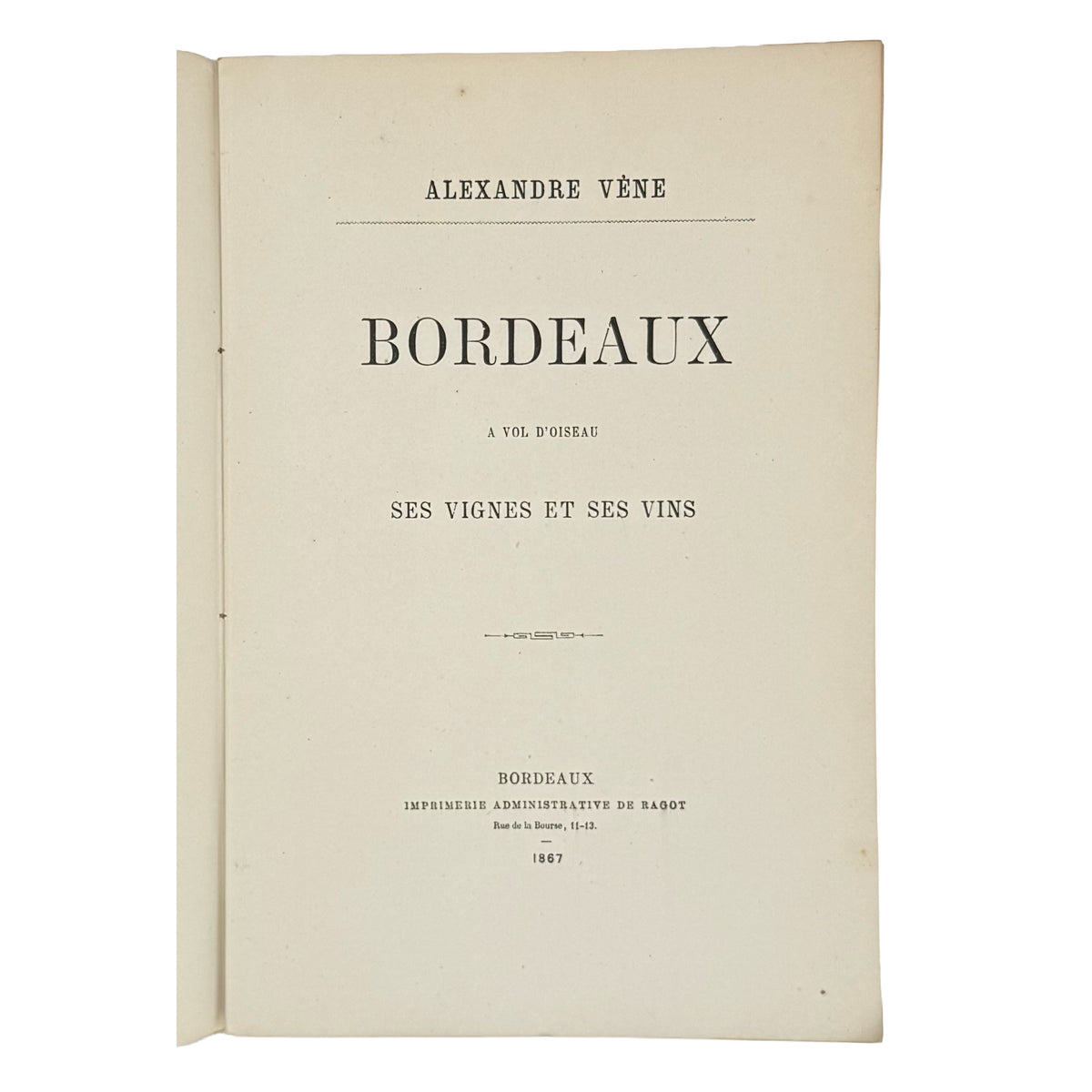 Bordeaux à vol d'oiseau.