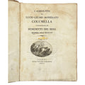 L'Agricoltura by Columella, Lucio Giunio Moderato, a rare example from the work of the 1808 - wine book.