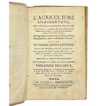 L'Agricoltore Sperimentato by Trinci, Cosimo, a rare photograph of the 1738 - wine book.