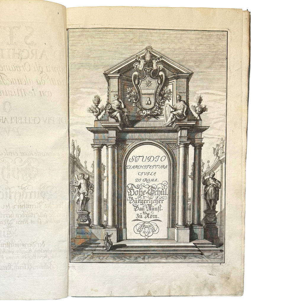 Studio d’architettura civile sopra gli Ornamenti di Porte e Finestre tratti da alcune Fabbriche insigni di Roma (...)