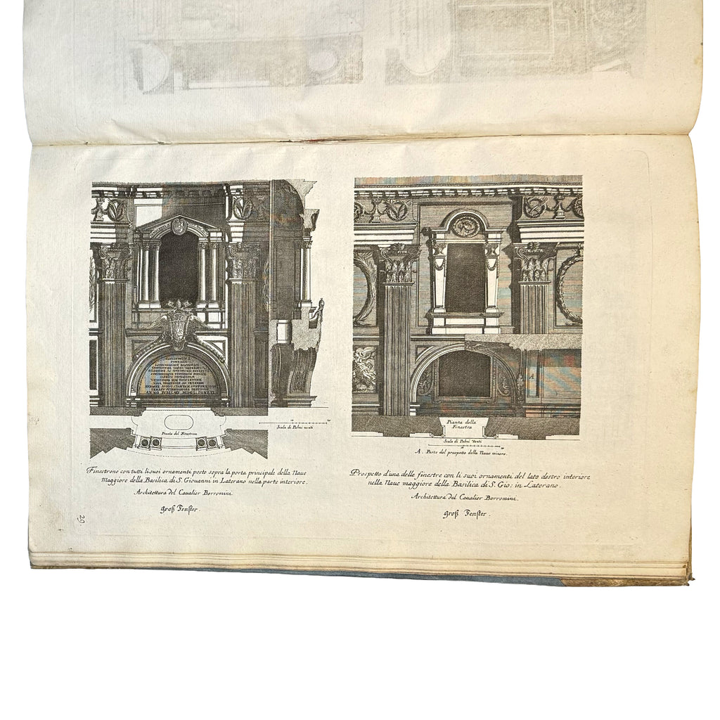 Studio d’architettura civile sopra gli Ornamenti di Porte e Finestre tratti da alcune Fabbriche insigni di Roma (...)