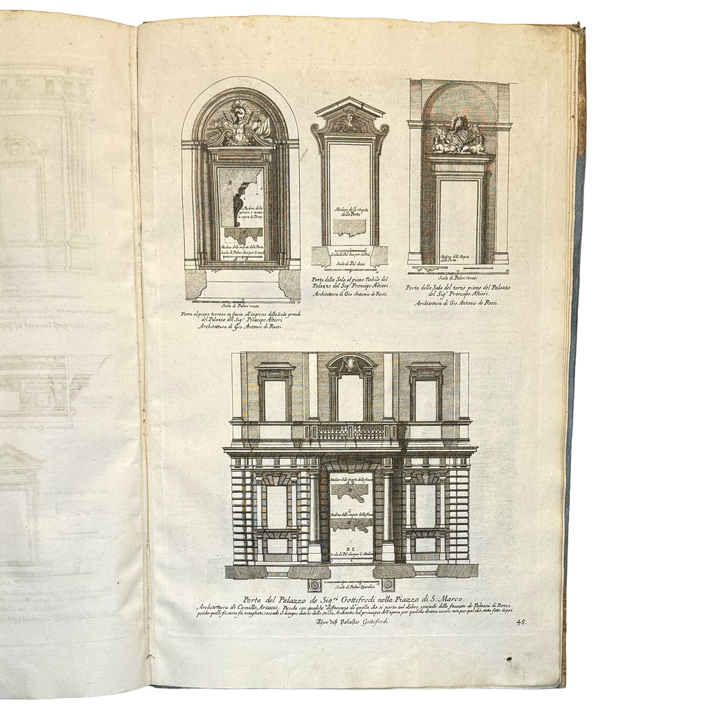 Studio d’architettura civile sopra gli Ornamenti di Porte e Finestre tratti da alcune Fabbriche insigni di Roma (...)