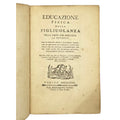 Educazione Fisica Della Figliuolanza by Riccardi, Padre (Attr.), a rare highlight from the volume of the 1789 - wine book.