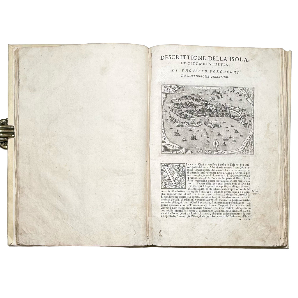 L'isole più famose del mondo by Porcacchi, Tommaso: an uncommon representative view of the 1572 illustrated wonders exemplar