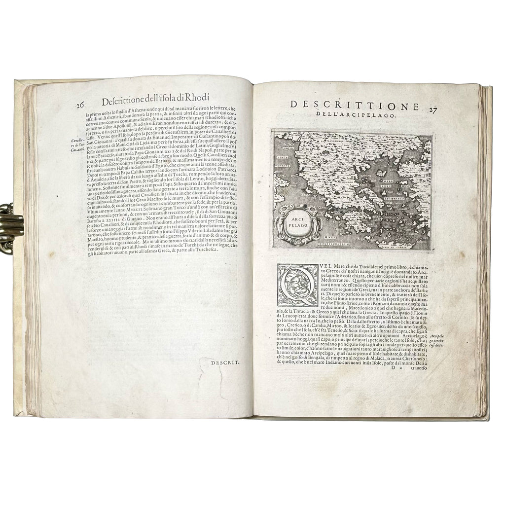 L'isole più famose del mondo by Porcacchi, Tommaso: an uncommon representative view of the 1572 illustrated wonders publication