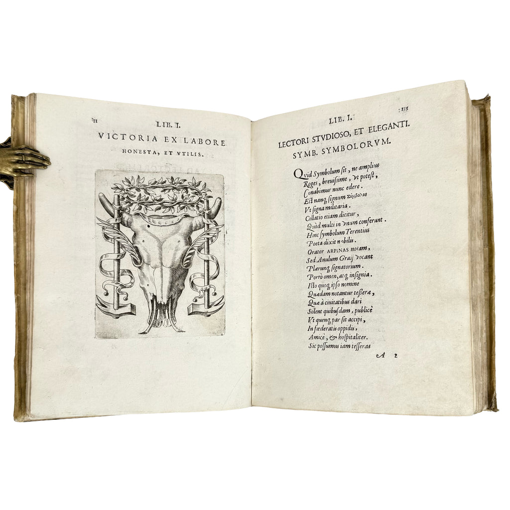 Symbolicarum quaestionum de universo genre by Bocchi, Achille: a finely preserved portion of the 1574 illustrated wonders copy