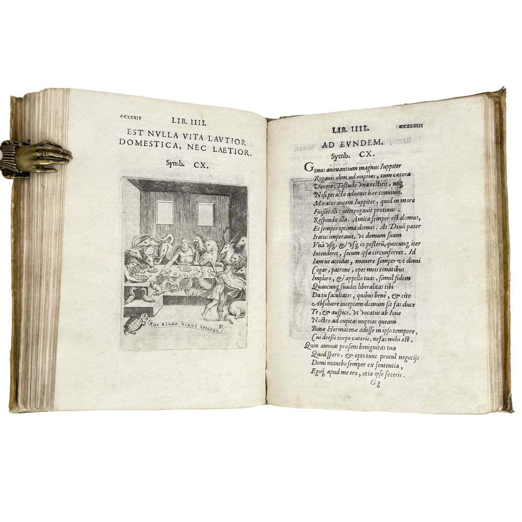 Symbolicarum quaestionum de universo genre by Bocchi, Achille: a singularly preserved detail from the 1574 illustrated wonders edition
