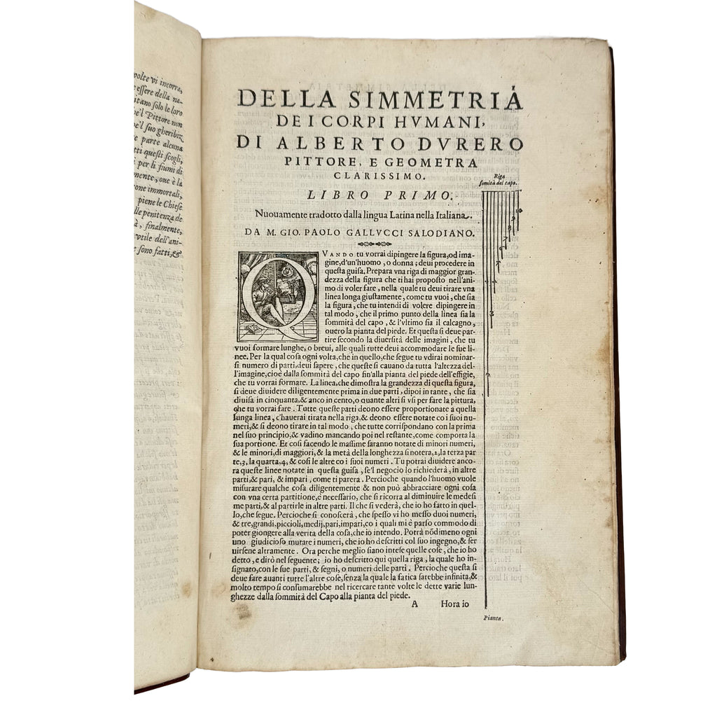 Della simmetria dei corpi humani by Dürer, Albrecht: a finely chosen detail from the 1591 illustrated wonders text