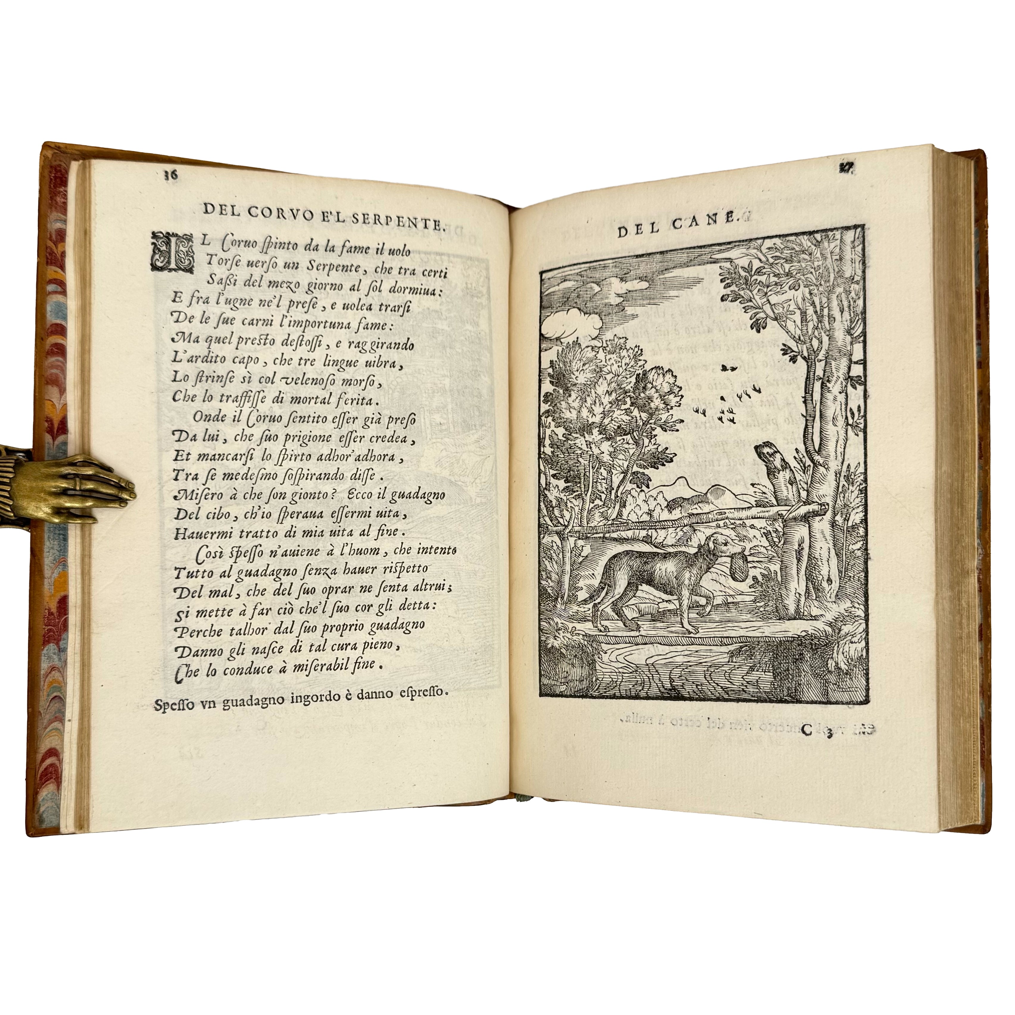 Cento favole morali by Verdizotti, Giovanni Mario: a finely chosen detail from the 1577 illustrated wonders copy