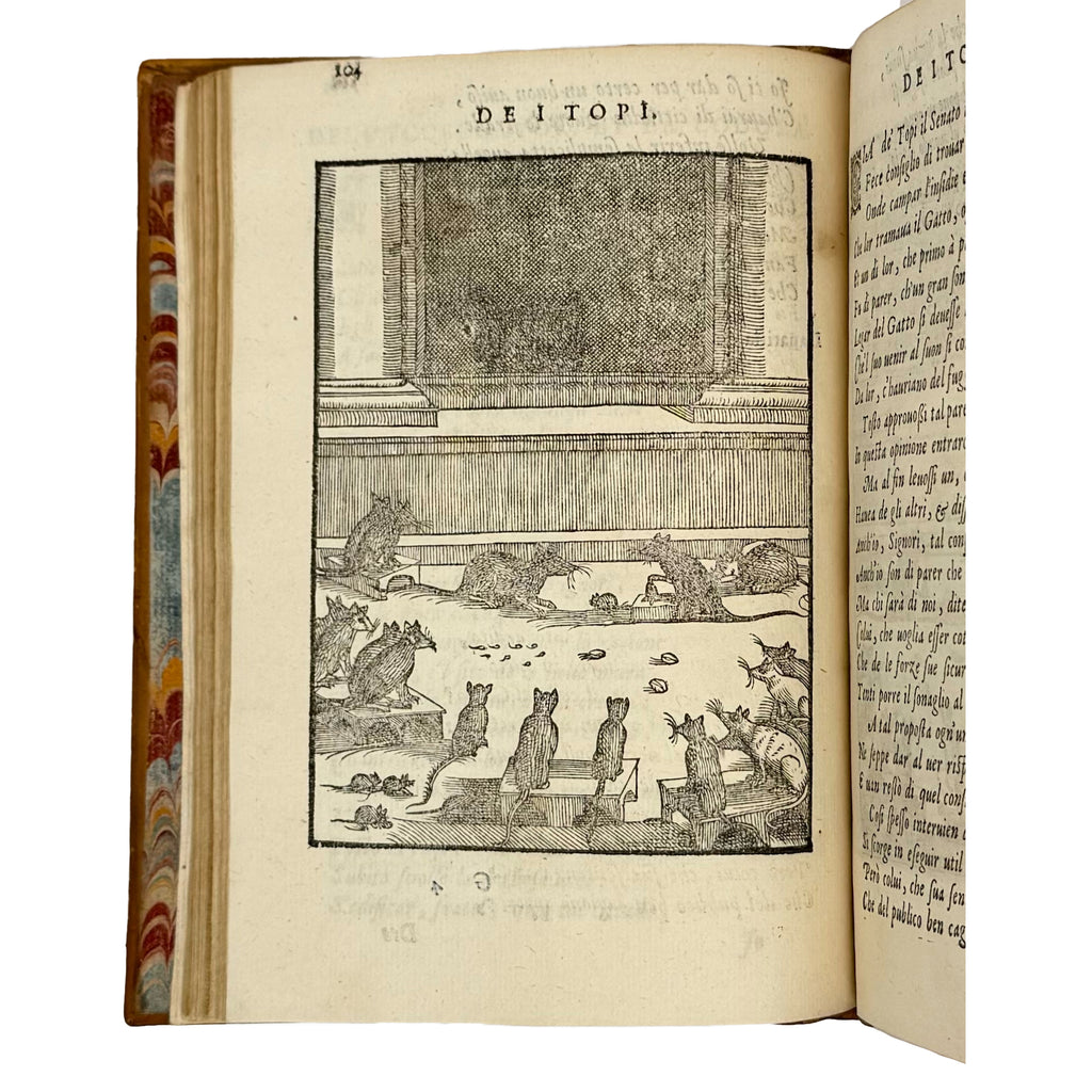 Cento favole morali by Verdizotti, Giovanni Mario: a rare glimpse into the 1577 illustrated wonders piece
