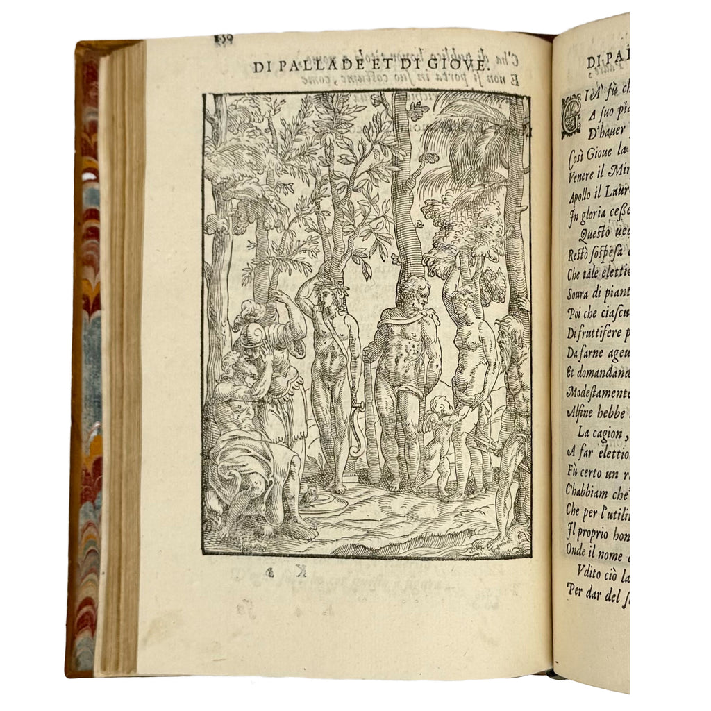 Cento favole morali by Verdizotti, Giovanni Mario: a selected plate showing the 1577 illustrated wonders copy