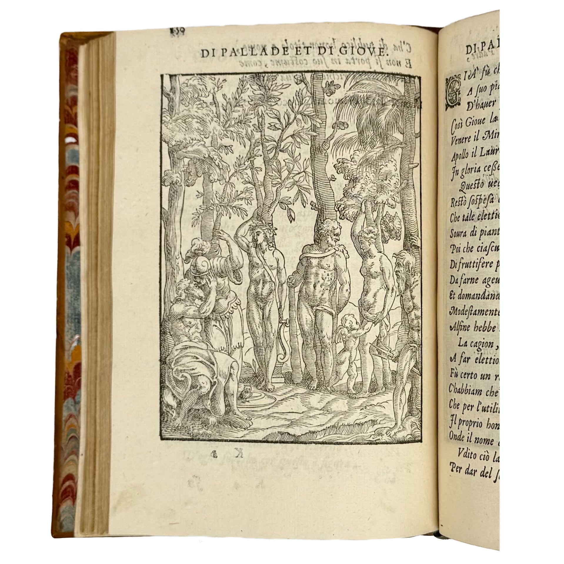 Cento favole morali by Verdizotti, Giovanni Mario: a selected plate showing the 1577 illustrated wonders copy