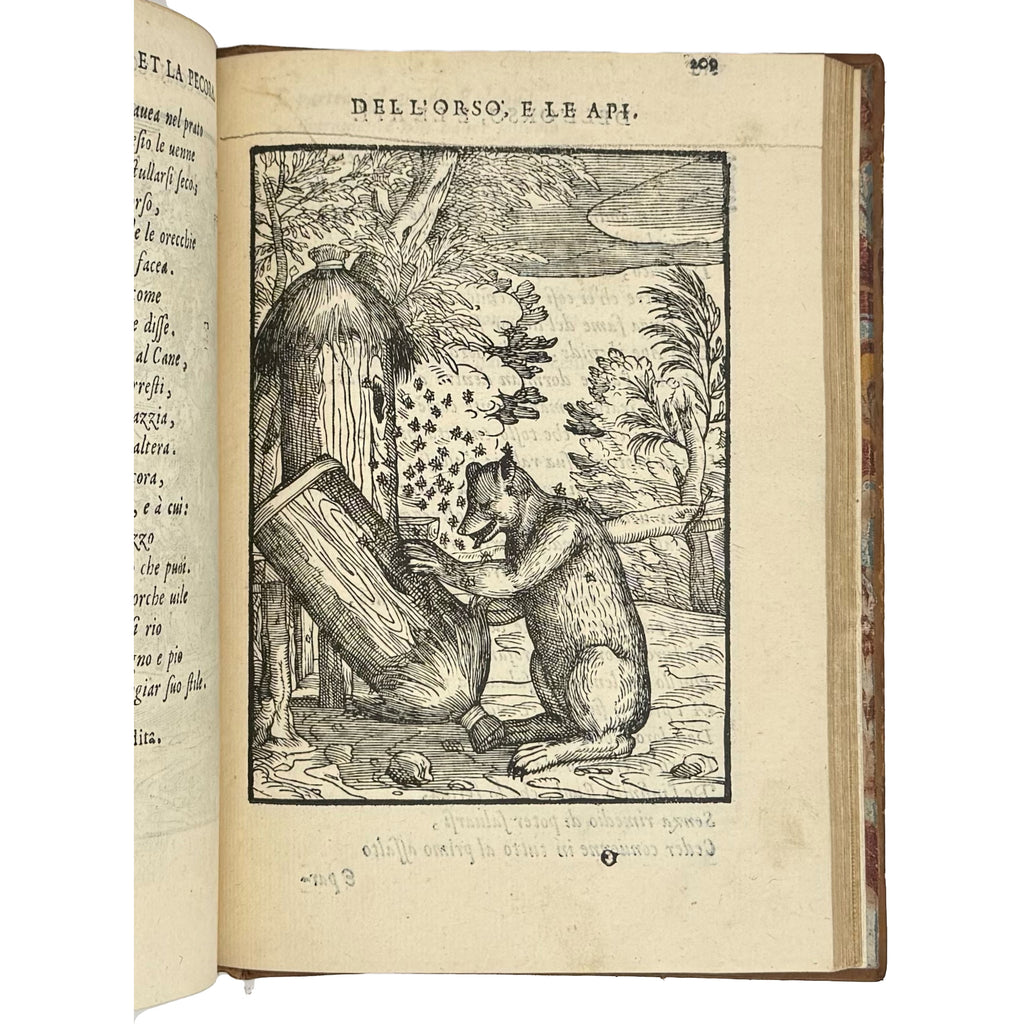 Cento favole morali by Verdizotti, Giovanni Mario: a distinguished excerpt from the 1577 illustrated wonders edition
