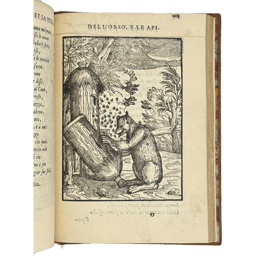 Cento favole morali by Verdizotti, Giovanni Mario: a distinguished excerpt from the 1577 illustrated wonders edition