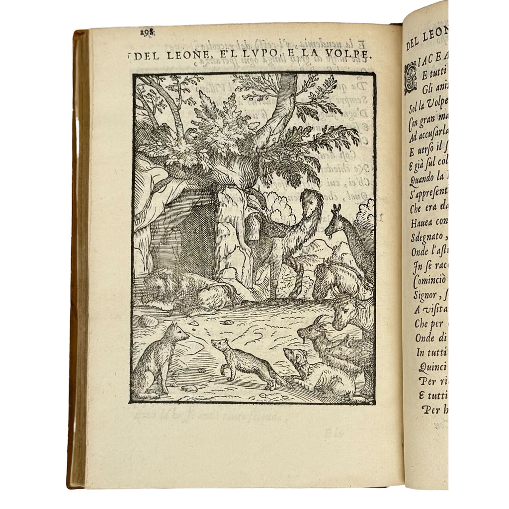 Cento favole morali by Verdizotti, Giovanni Mario: a rare glimpse into the 1577 illustrated wonders exemplar