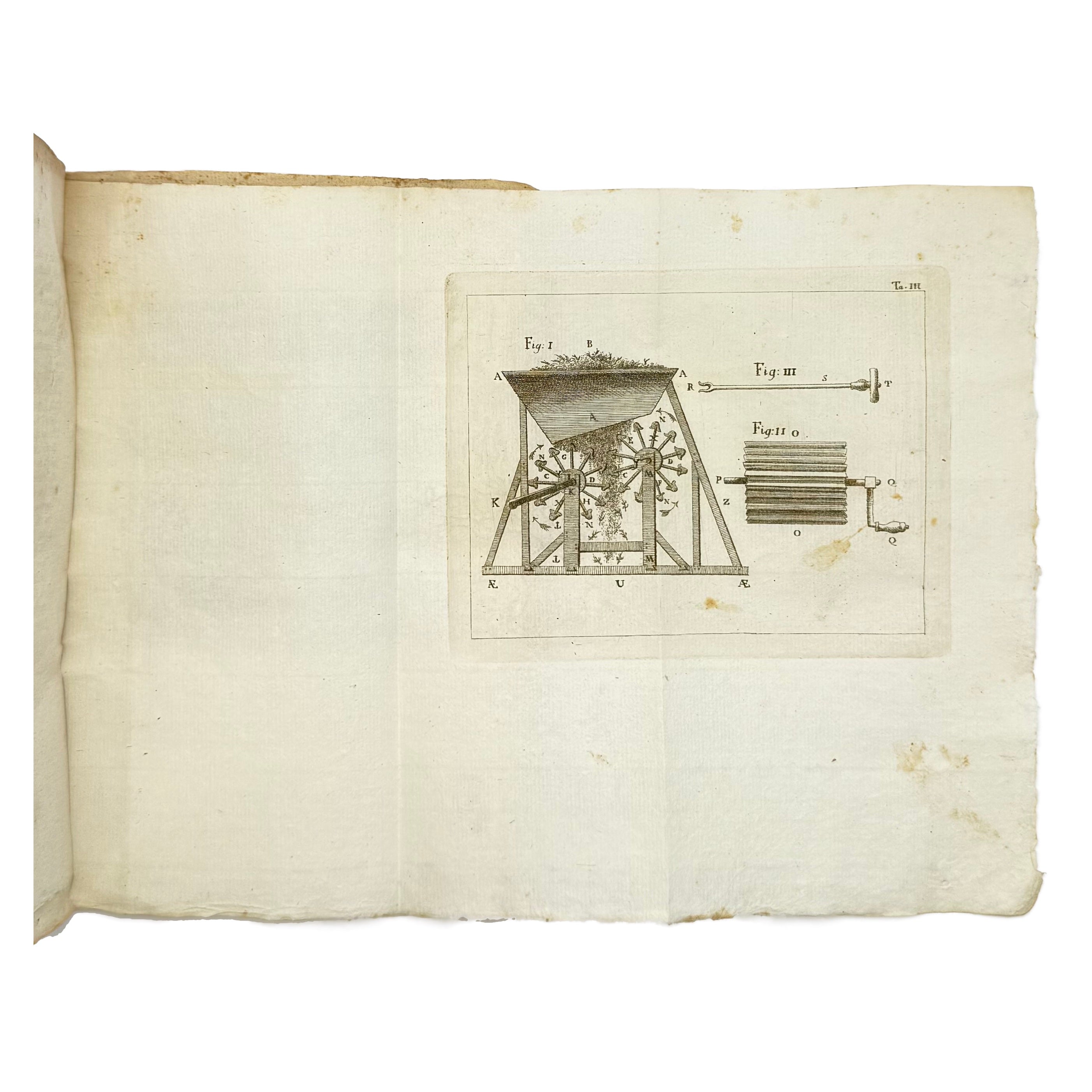 Arte Di Fare Il Vino Per La Lombardia Austriaca by Fabbroni, Adamo, a rare feature view of the 1790 - wine book.