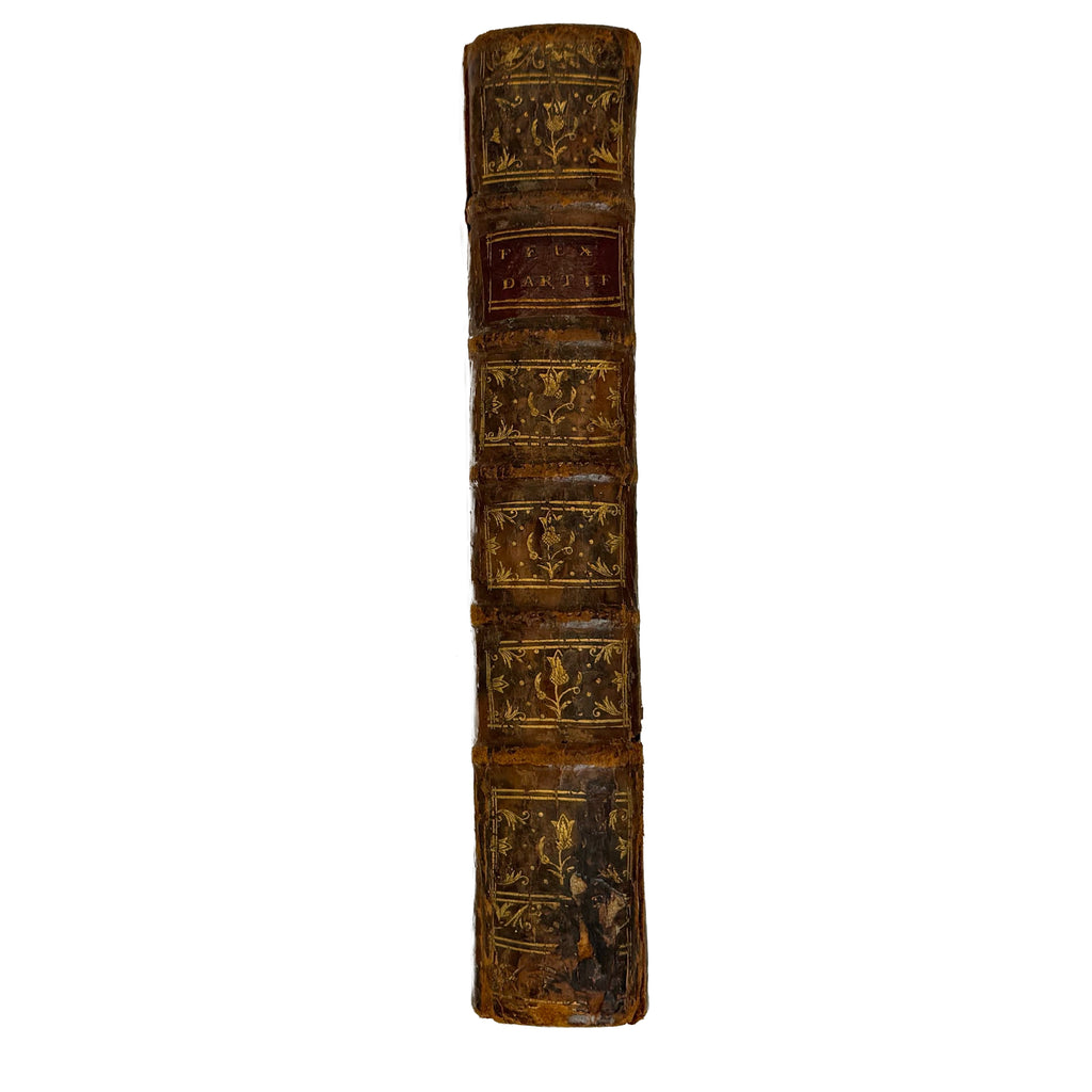 Traitè des feux d'artifice pour le spectacle by Frezier, Amédée François: a finely preserved portion of the 1747 early science & crafts exemplar