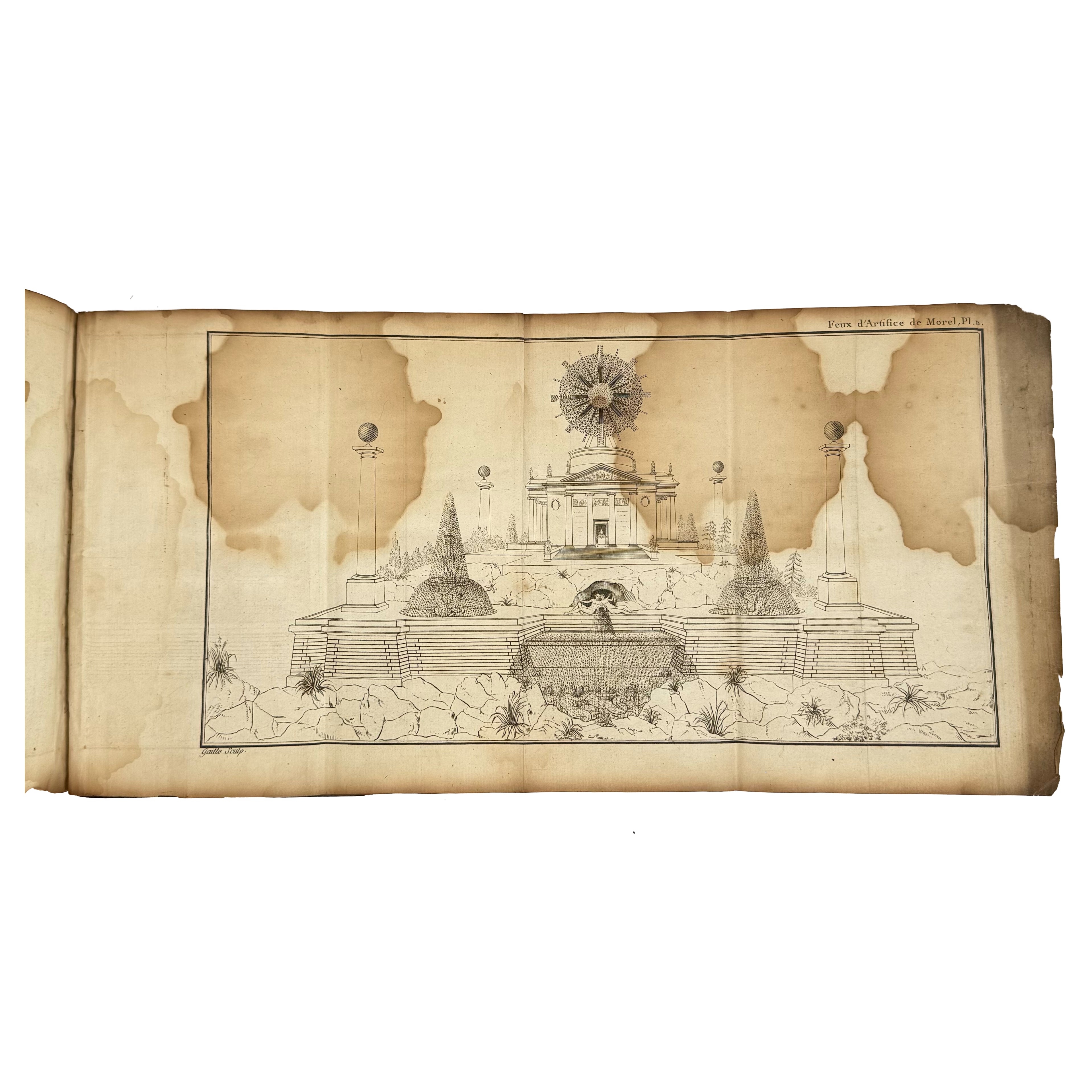 Traité pratique des feux d'artifice by Morel, A. M. Th.: a precious visual instance of the 1800 early science & crafts printed work