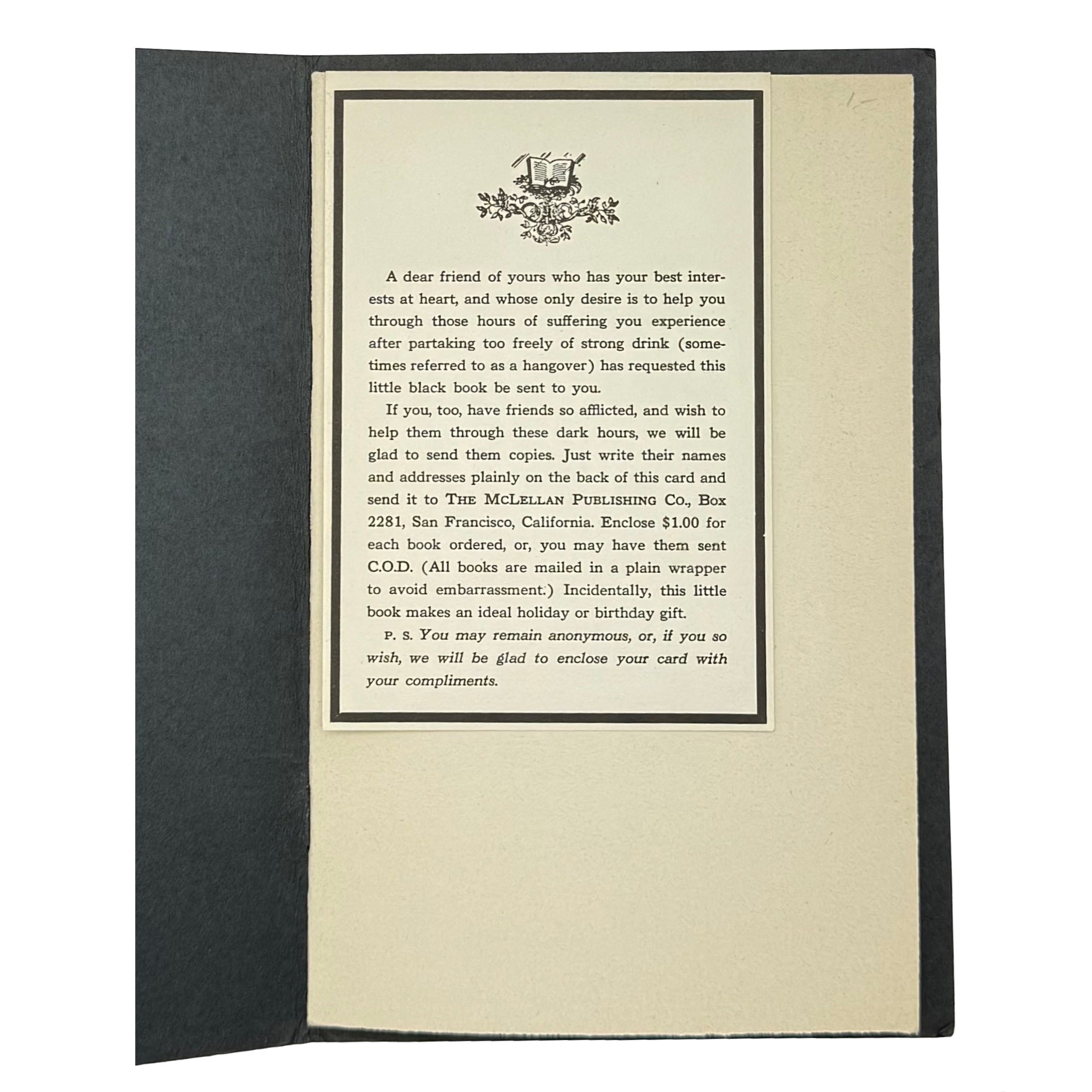 The Mourning After by Girtin Forbes, John, a rare representative view of the 1947 - wine book.