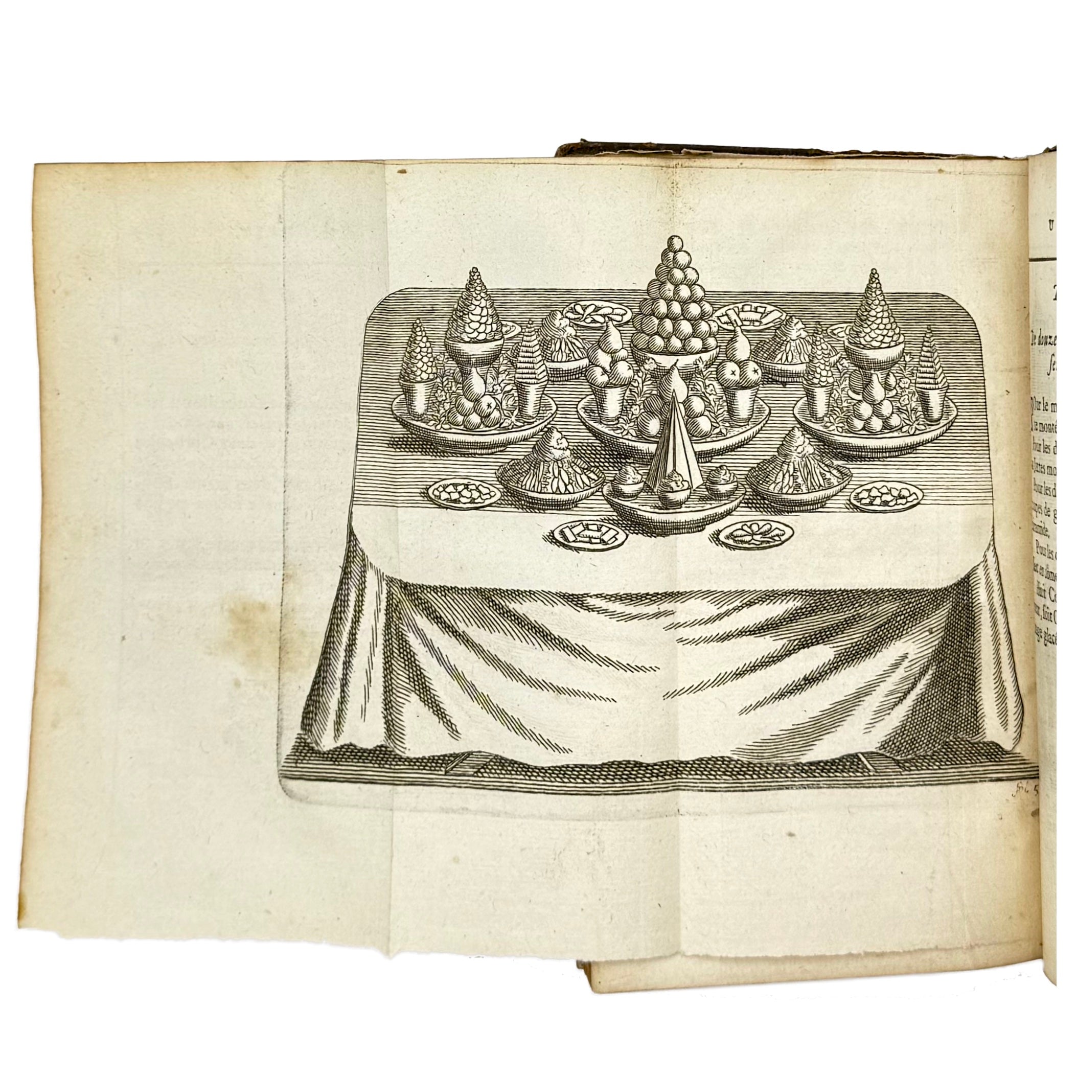 Nouvelle Instruction Pour Les Confitures, Les Liquers, Et Les Fruits by Massialot, François, a rare view of the 1740 - gastronomy book.