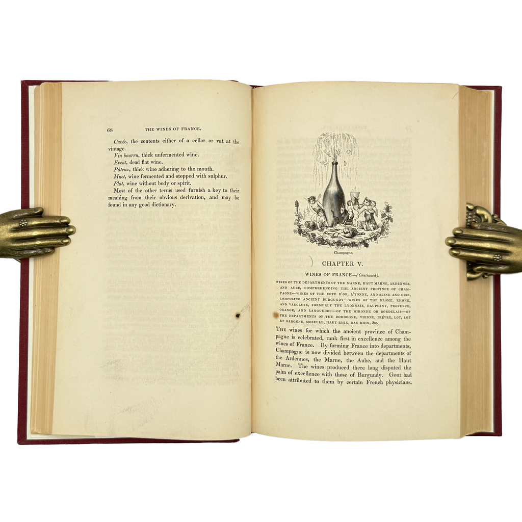 A History And Description Of Modern Wines by Redding, Cyrus, a rare fascinating view of the 1833 - wine book.