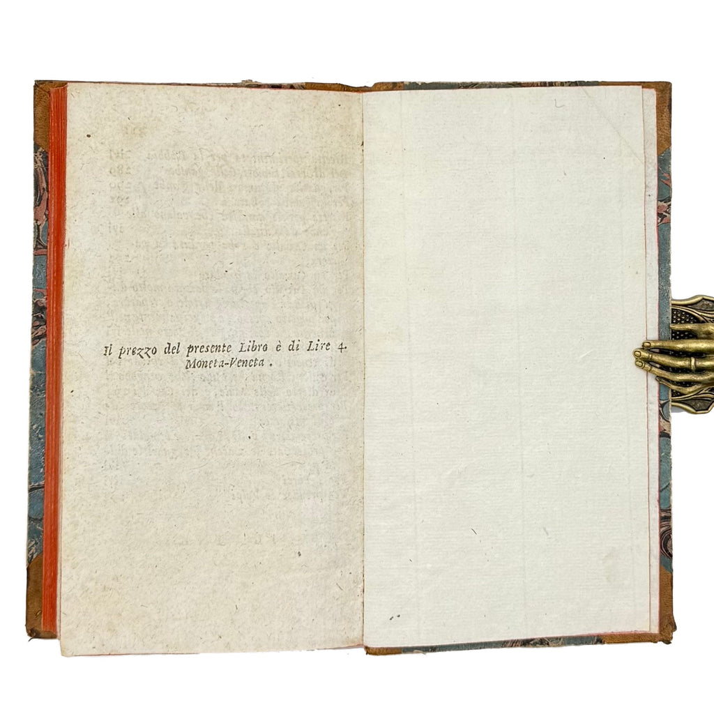 Il Gran Marescalco Francese by Davini, Giovanni Battista; Vallisneri, Antonio, a rare captivating detail of the 1799 - illustrated book.