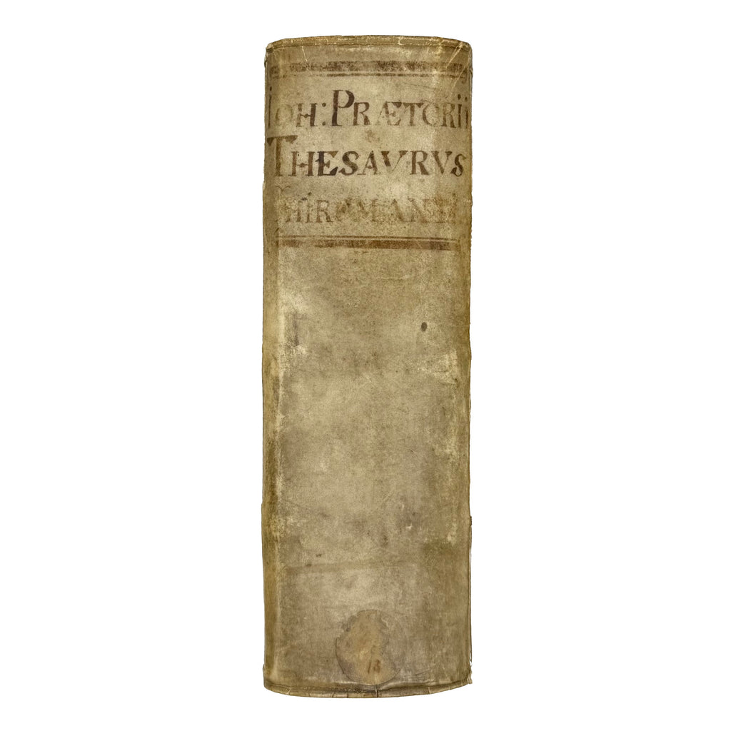 Ludicrum Chiromanticum Praetorii by Praetorius, Johannes, a rare example from the work of the 1661 - curiosa & occulta book.