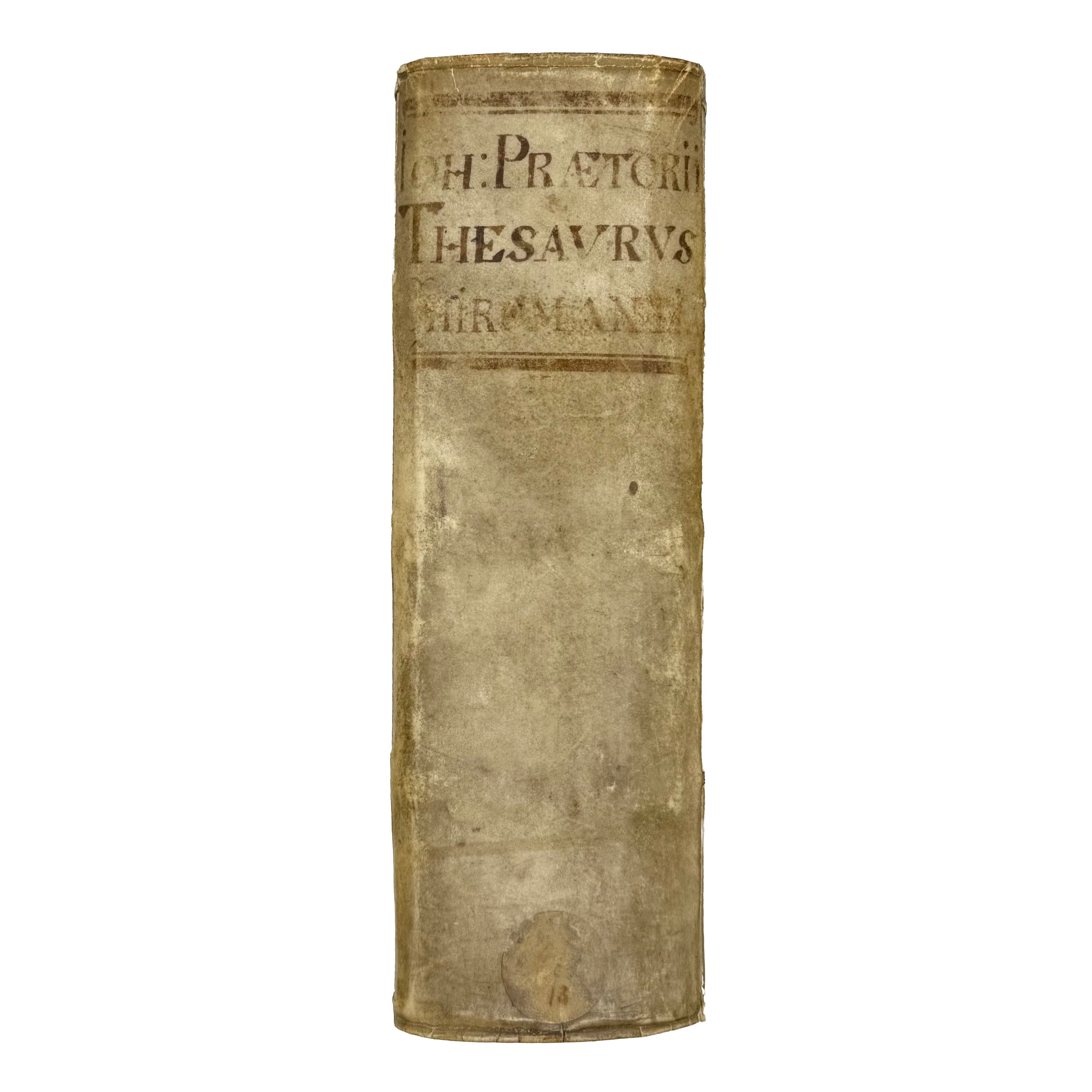 Ludicrum Chiromanticum Praetorii by Praetorius, Johannes, a rare example from the work of the 1661 - curiosa & occulta book.