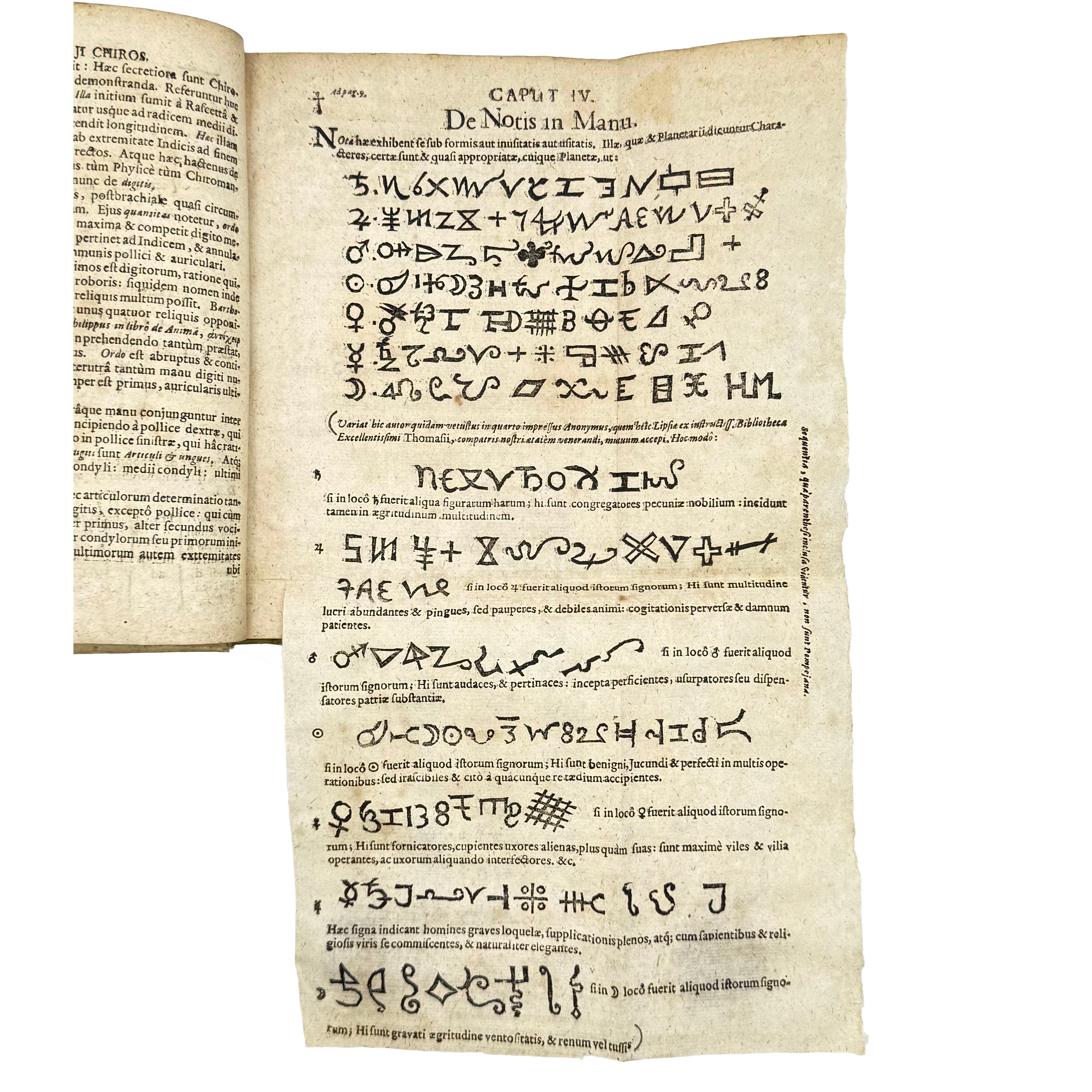 Ludicrum Chiromanticum Praetorii by Praetorius, Johannes, a rare example image of the 1661 - curiosa & occulta book.
